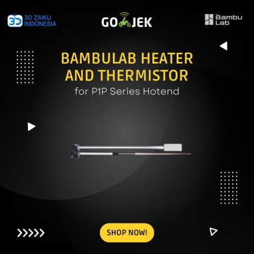 Original Bambulab Heater and Thermistor for P1P and P1S Series Hotend